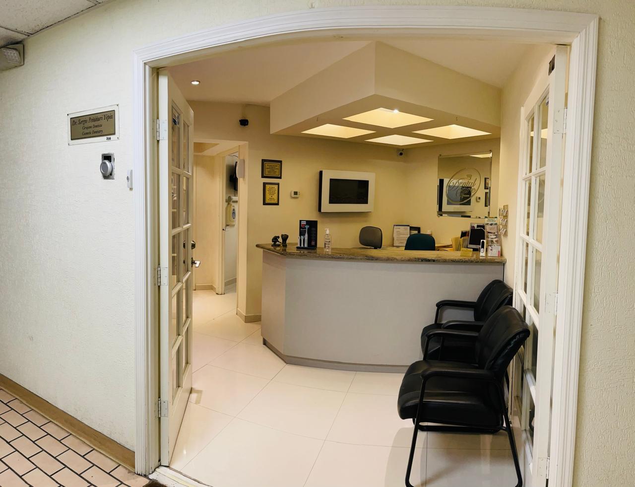 Another view of the clinic lobby and patient seating